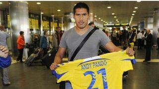 Andy Pando fue presentado en Las Palmas: "Me gustan los retos"