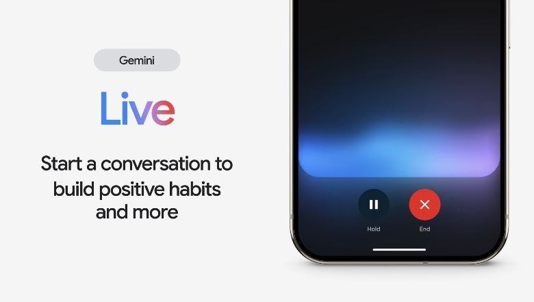 La IA conversacional Gemini Live de Google ahora es gratuita para todos los dispositivos Android.