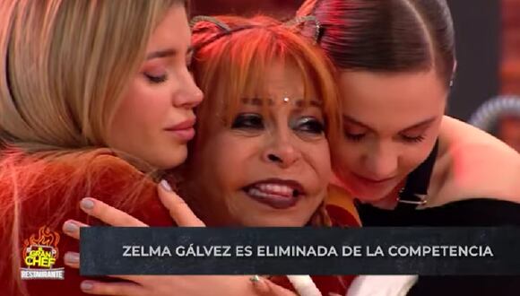 Zelma Gálvez se despide entre lágrimas del programa "El Gran Chef Famosos: El Restaurante". (Foto: Captura de video)