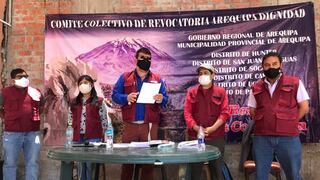 Arequipa: inician proceso de revocatoria contra alcalde y gobernador