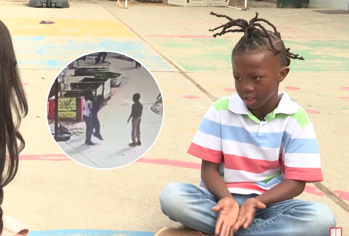 Niño de 9 años salvó a su amigo de atragantarse en la escuela: Jayceon Branch, de 9 años, dijo que aprendió la maniobra de Heimlich en YouTube. | Crédito: 11Alive