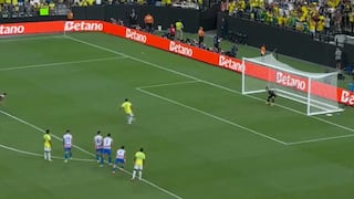 No acertó ni al arco: Lucas Paqueta falla penal en el Brasil vs. Paraguay por Copa América | VIDEO