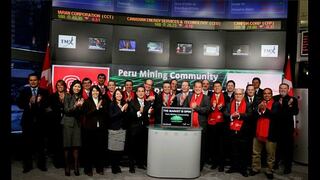 Delegación peruana dio el 'campanazo' en la Bolsa de Toronto