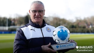 Leicester: Claudio Ranieri fue premiado como técnico del mes