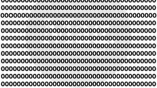 Encuentra la letra ‘O’ entre los números ‘0′ en menos de 5 segundos