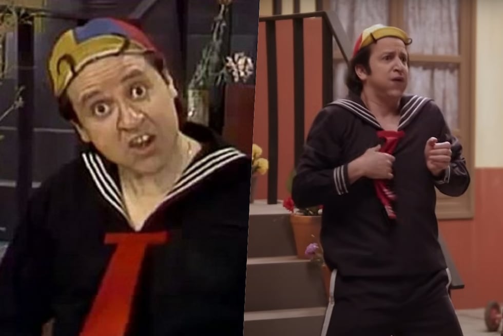 Juan Lecanda es Marcos Barragán, personaje inspirado en Carlos Villagrán, 'Quico'. (Captura de pantalla)