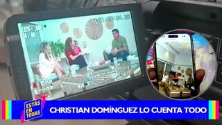 ‘Choca’ Mandros muestra imagen inédita de la entrevista a Christian Domínguez