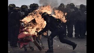 La violencia marcó el 1° de mayo en algunos países [FOTOS]