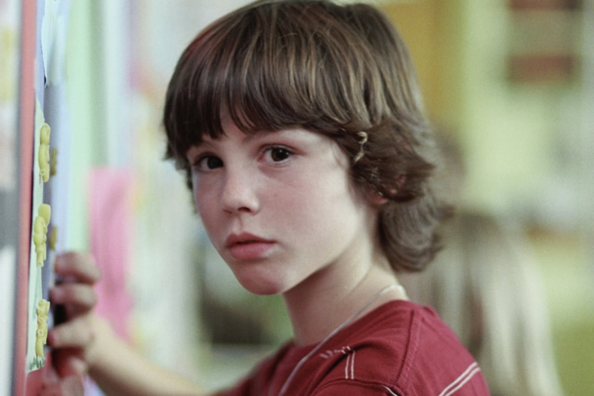 John Patrick Amedori como Evan a los 13 años (Foto: BenderSpink)