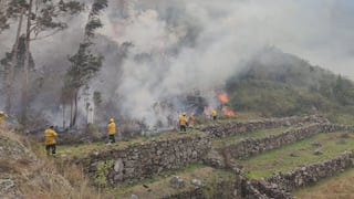 Cusco: reportan incendio forestal en Machu Picchu que afecta área del monumento de Llamakancha | VIDEO