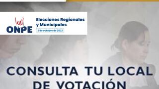 Eligetulocal vía ONPE, Elecciones Muncipales y Regionales 2022