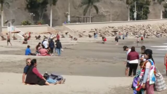 Chorrillos: familias visitan playa Agua Dulce por el Día de la Madre | VIDEO