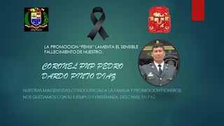 Quién fue el coronel PNP Pedro Pinto Díaz, el oficial de más alto rango víctima mortal del coronavirus