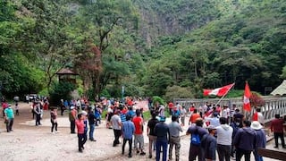 Machu Picchu: huelguistas brindan tregua de 24 horas al Gobierno para establecer mesa de diálogo 