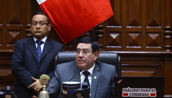 Presidente del Congreso, Alejandro Soto, denunció a un periodista por presunto reglaje. (Foto: Congreso de la República)