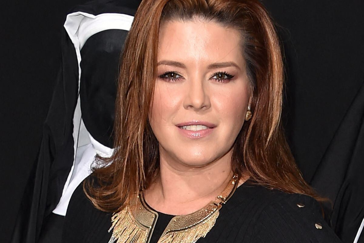 Cuando Alicia Machado asistió al estreno de la película "The Nun", en el Teatro Chino TCL en Hollywood, California, el 4 de septiembre de 2018 (Foto: Robyn Beck / AFP)