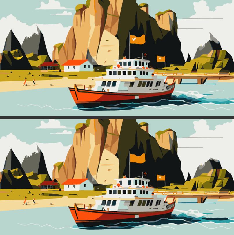 Reto visual: encuentra las 7 diferencias en estas imágenes en menos de 15 segundos y demuestra tu agudeza.