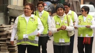 Adulto mayor: Voluntarias contra El Niño