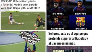 Barcelona vs. Valladolid: no te pierdas los memes que generó el triunfo culé en LaLiga | FOTOS