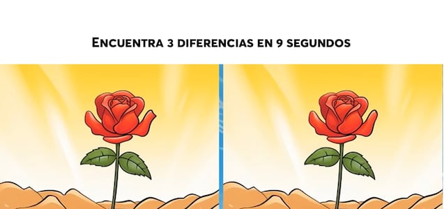 Demuestra tu genialidad encontrando las 3 diferencias en la imagen en solo 9 segundos