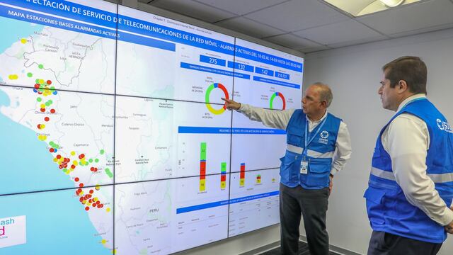 Osiptel: 130 localidades se quedaron sin servicio de telefonía e internet a causa de las lluvias e inundaciones