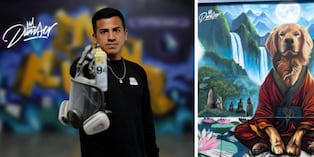 La Casa Doguista abre sus puertas con un mural de Dumser, uniendo arte, bienestar y amor por los perros en el nuevo espacio de sesiones de WUF.