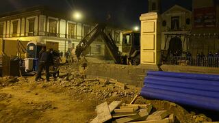 Congregación de franciscanos presentará acción de amparo tras demolición de reja por obras de peatonalización en el centro 
