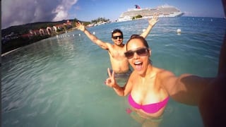 Karen Schwarz disfruta sus vacaciones con Ezio Oliva en Jamaica 