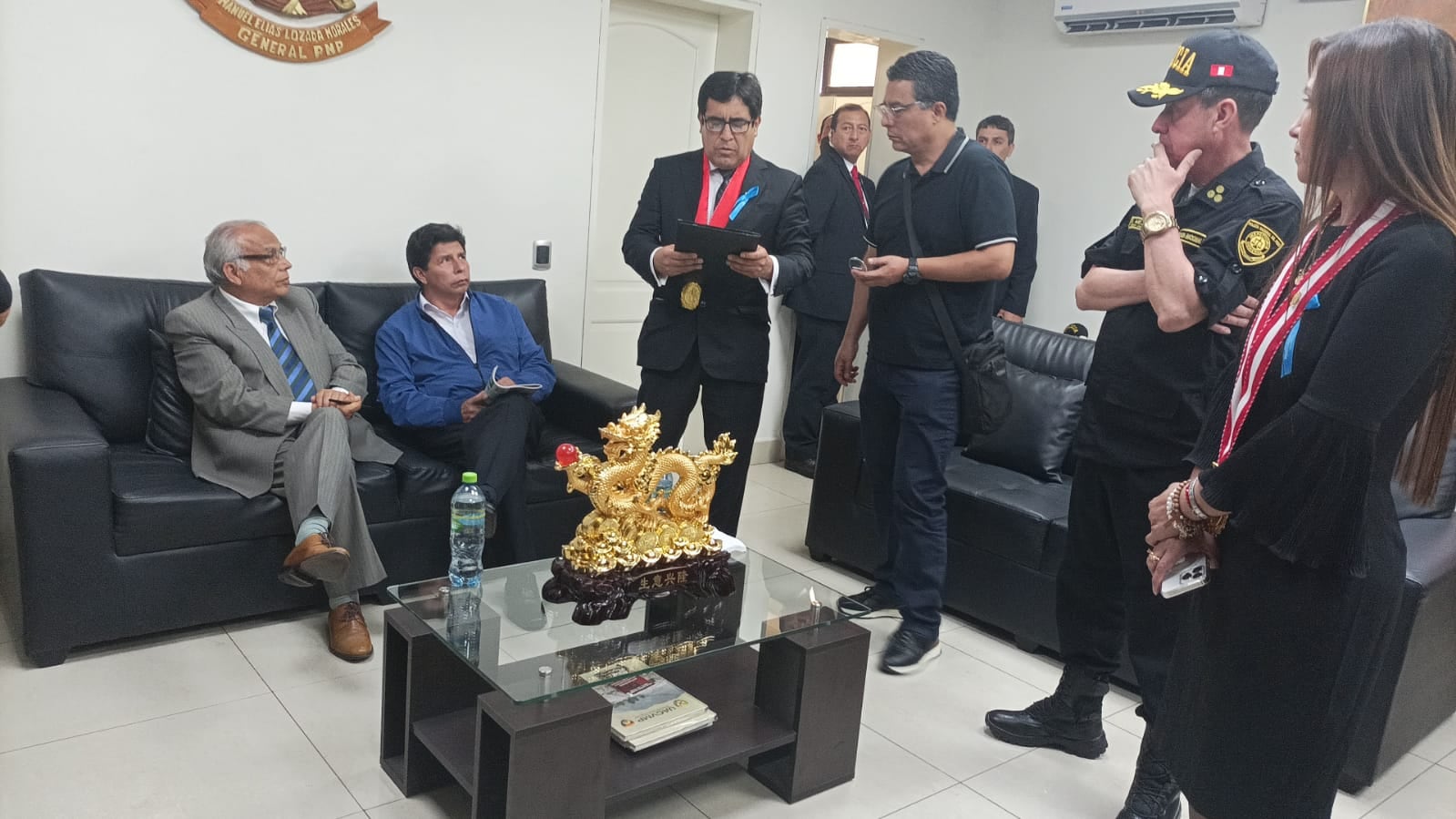 Pedro Castillo permanece detenido el 7 de diciembre del 2022, tras el Golpe de Estado. (Foto: Difusión)