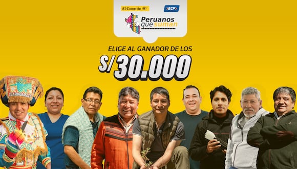 Está en tus manos elegir al ganador de Peruanos que Suman 2024.