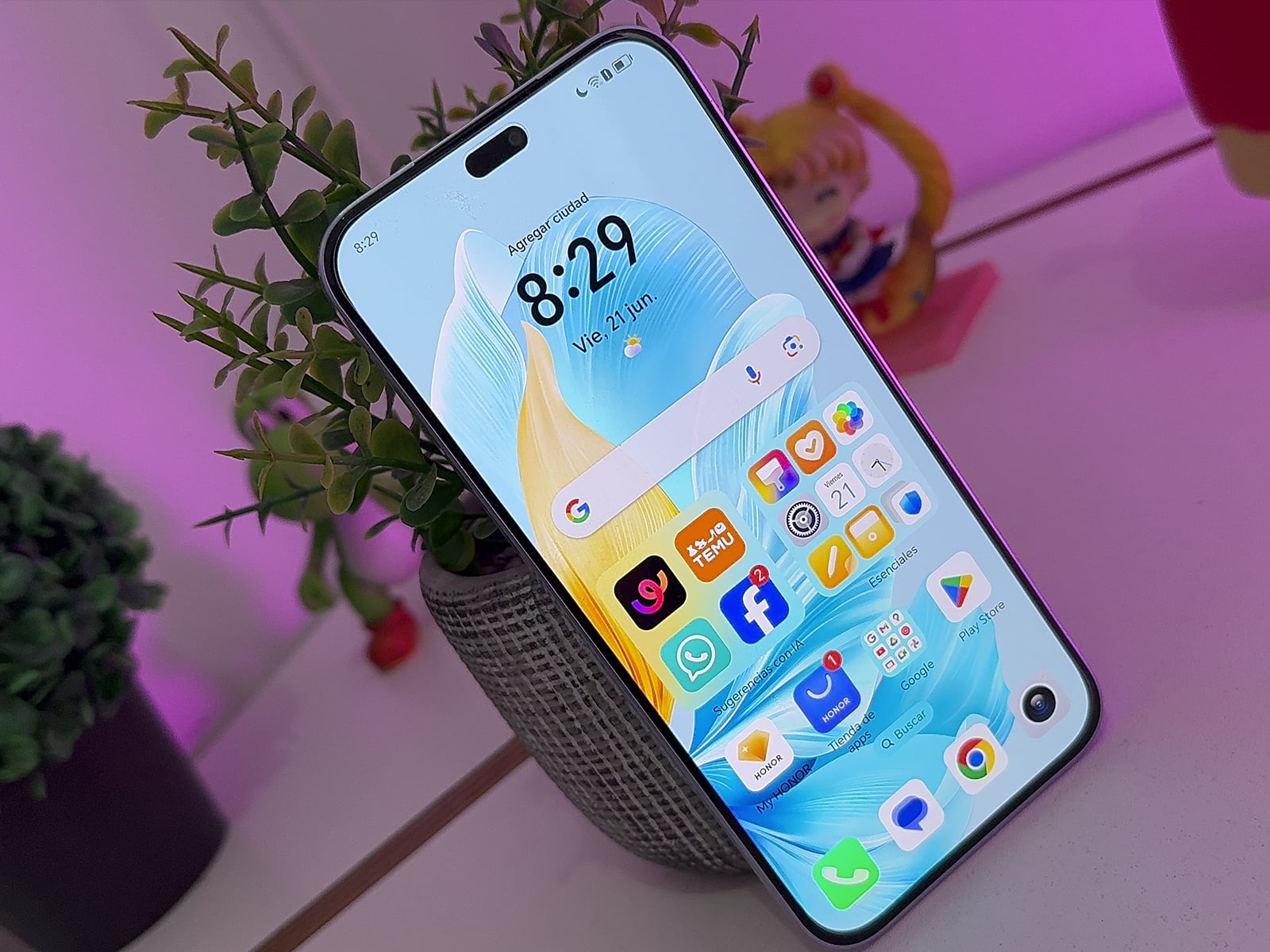 REVIEW | El dispositivo viene con 8 GB de RAM y 256 GB de almacenamiento. (Foto: MAG - Rommel Yupanqui)