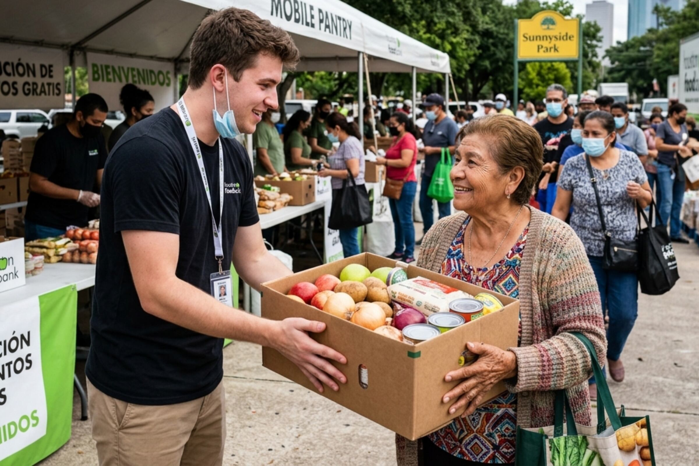 Consulta los horarios y ubicaciones donde entregarán alimentos gratis en Los Ángeles este fin de semana. | Crédito: Imagen creada por El Comercio MAG usando Gemini