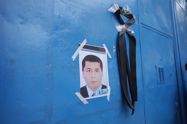 Profesor José Luis Pacheco Pimentel fue asesinado a balazos en la puerta de un colegio ubicado en Ate. (Foto: Britanie Arroyo/ @photo.gec)