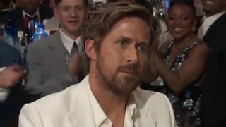 Ryan Gosling y su peculiar reacción tras el triunfo de “I’m Just Ken” en los Critics Choice Awards