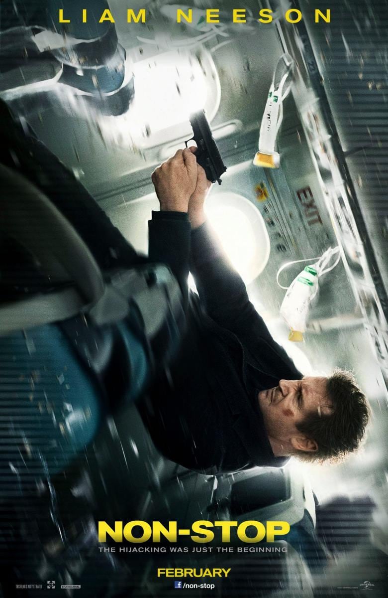 El póster de "Non-Stop: Sin escalas", película de Jaume Collet-Serra que se desarrolla a lo largo de 106 minutos de metraje (Foto: Universal Pictures)