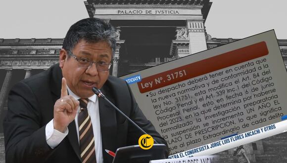 Jorge Flores Ancachi fue uno de los congresistas que presentó el proyecto de ley sobre prescripción que está usando ahora para archivar un proceso en su contra.
