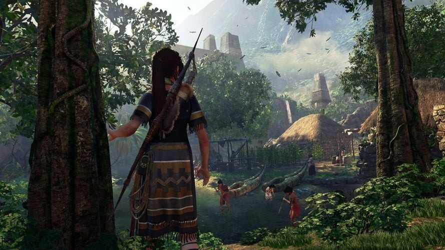 En "Shadows of the Tom Raider", Lara Croft visita la ciudad perdida de Paititi.