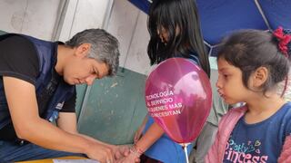 Reniec: entregan gratis DNI electrónico a niños de la zona de Cantagallo
