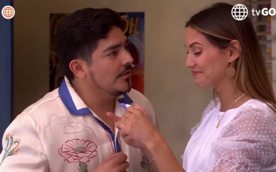 Joel y Macarena revelaron que se convertirán en padres en "Al fondo hay sitio". (Foto: Captura de video)