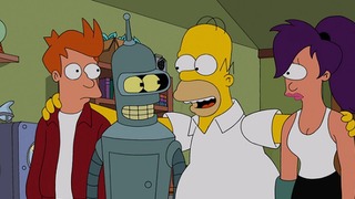 “Futurama”: el oscuro homenaje que le dedicó a “Los Simpson”