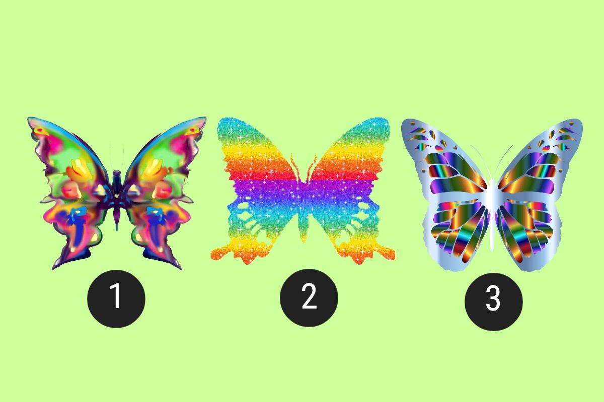 Descubre si eres una persona empoderada con solo elegir una de las mariposas. (Imagen: Mag / Klipartz)