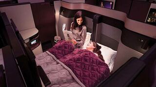 De lujo: Aerolínea estrena habitaciones con camas dobles