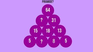 El reto matemático que pone a prueba tu razonamiento: qué números faltan en la pirámide