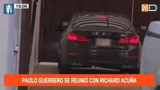 Paolo Guerrero y Richard Acuña se reunieron en San Isidro, pero todavía no hay acuerdo | VIDEO