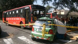 Surco: así quedaron los vehículos tras accidente mortal