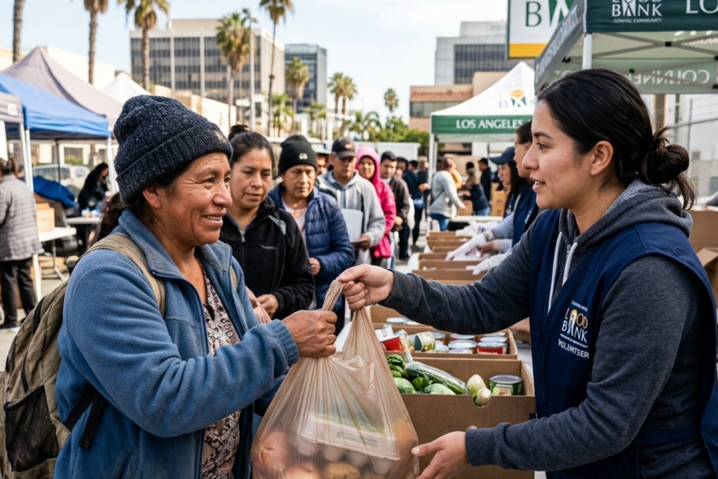 Confirmado, Los Ángeles entregará alimentos gratis a sus residentes del 06 al 09 de julio: horarios y despensas disponibles