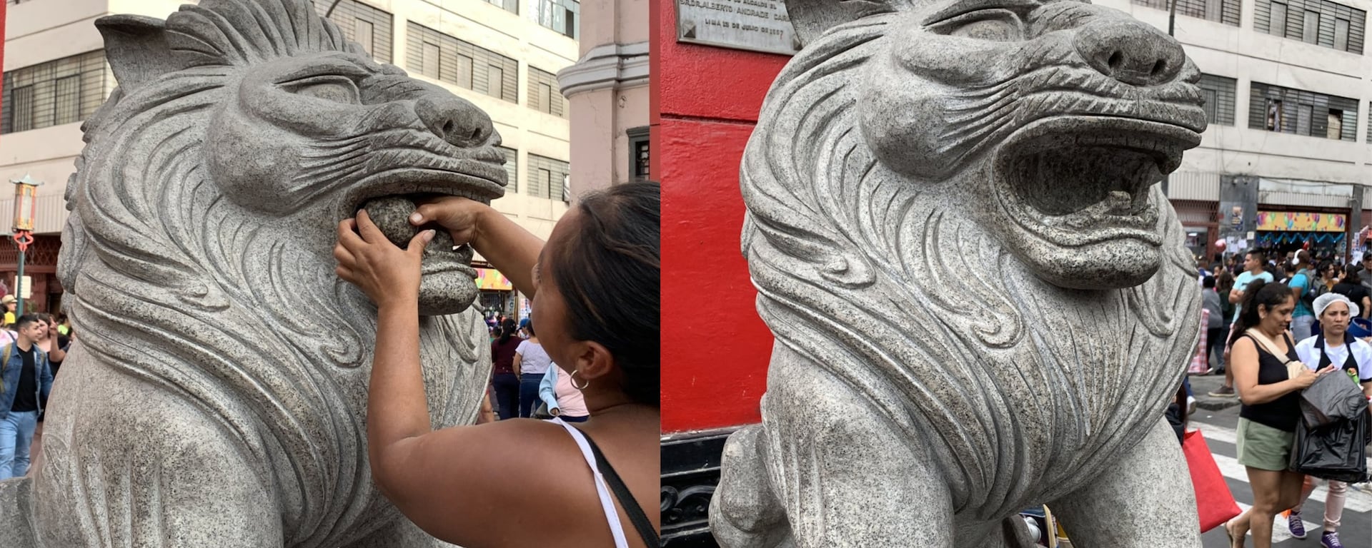 Calle Capón: esferas de los Leones Fu desaparecen y esculturas sufren daños tras reto viral de TikTok