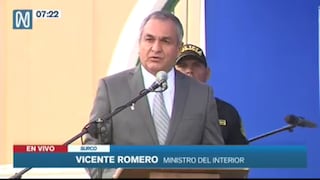 Ministro Romero: “Hay armas menos letales como el chaleco, gas pimienta y otra herramienta”
