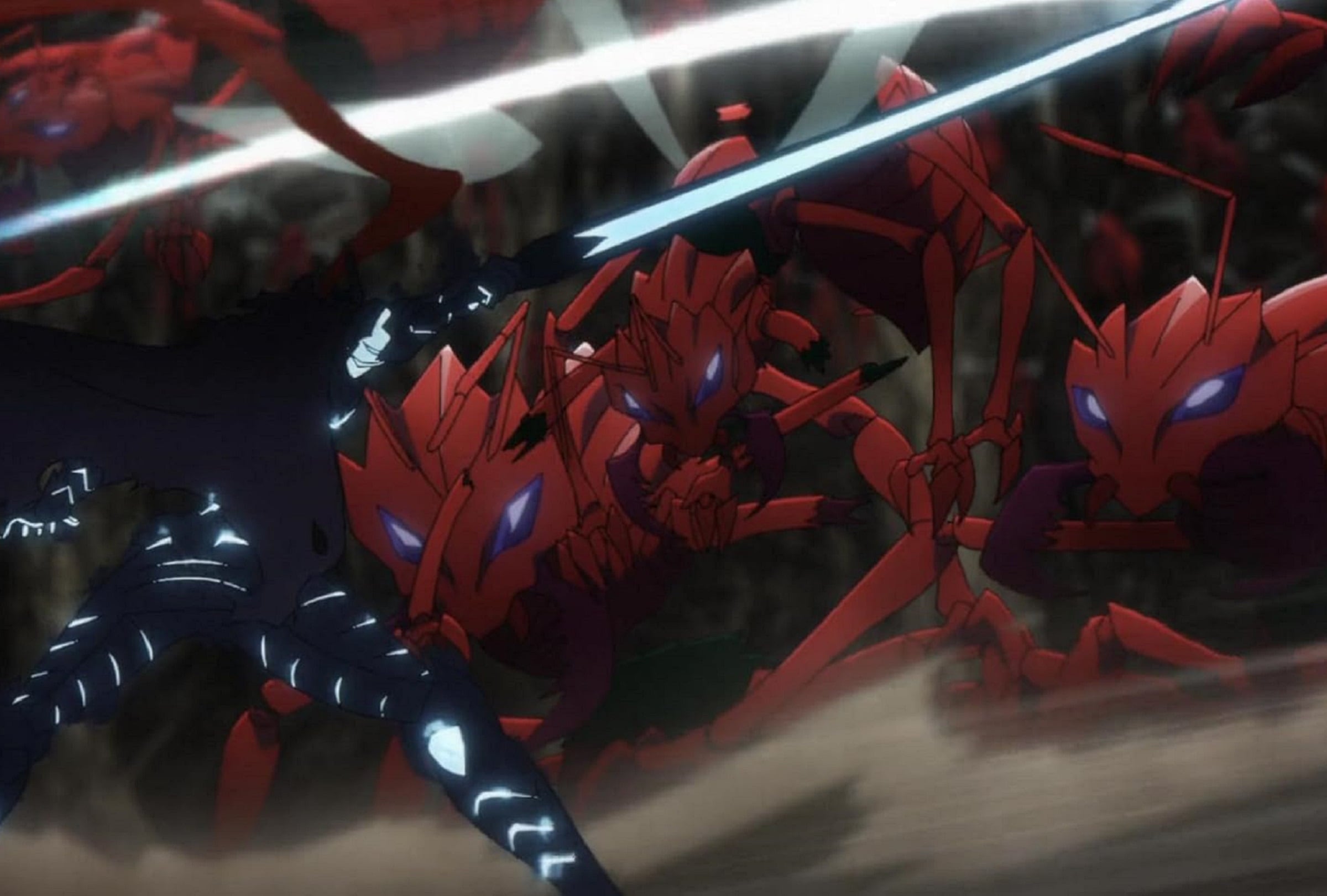 Jinwoo intentó utilizar a las hormigas para su ejército de Sombras en el episodio 12 de la segunda temporada de "Solo Leveling" (Foto: A-1 Pictures)