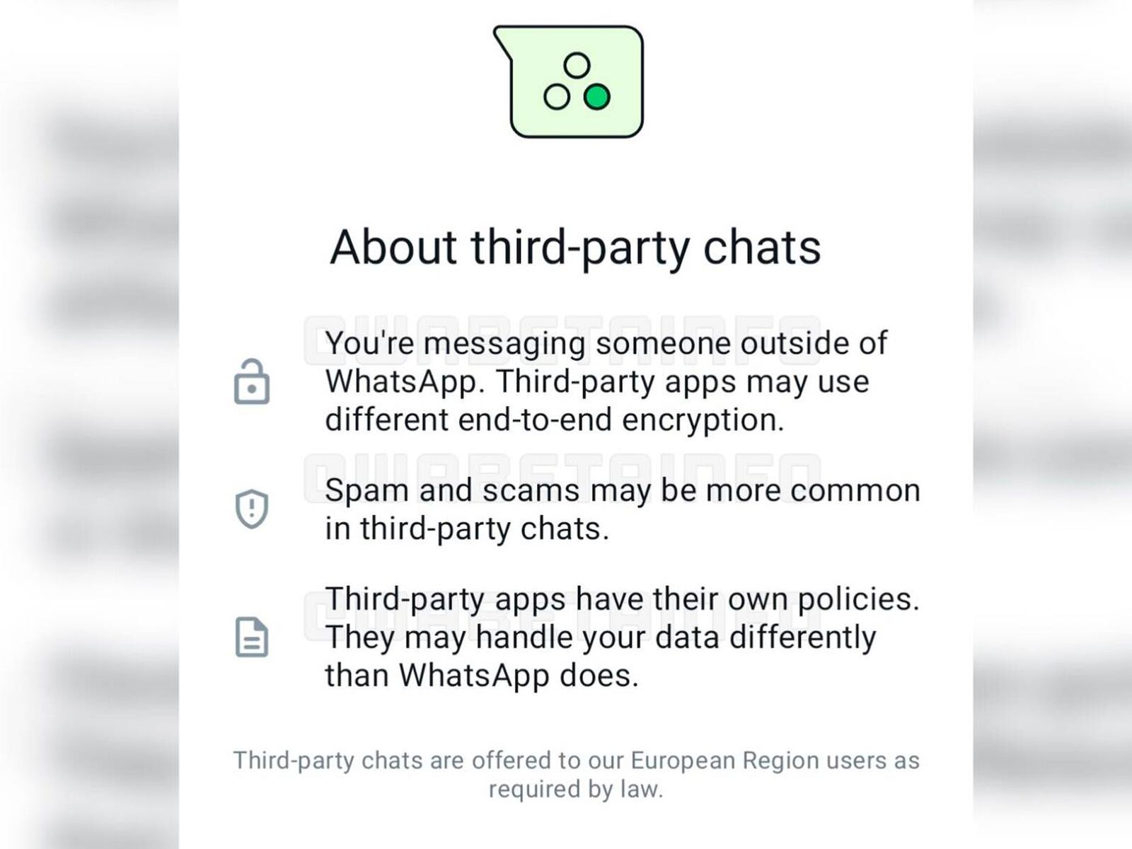 WHATSAPP | Este es el mensaje que debe aparecerte en WhatsApp el 11 de abril. (Foto: WhatsApp)